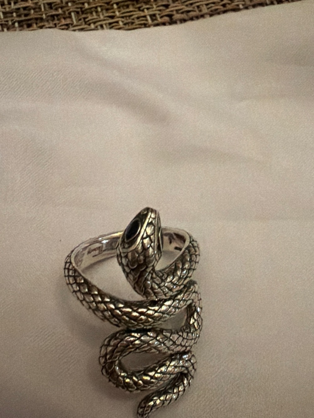 Thomas Sabo Sterling Silver Snake Ring Size 7